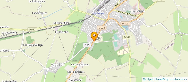 localisation de l'entreprise MONSIEUR LAURENT CHAMBON à LA LOUPE
