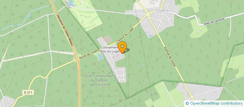 localisation de l'entreprise MONSIEUR LAURENT CHAMINADE  MOUSTEY