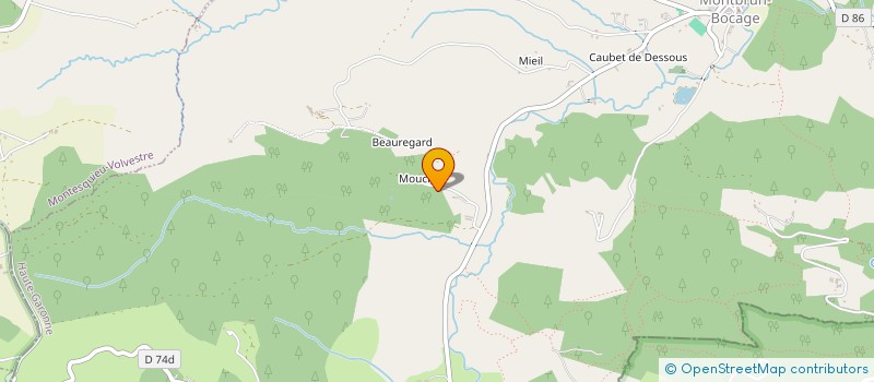 localisation de l'entreprise MONSIEUR LAURENT CHAMPEY à MONTBRUN-BOCAGE