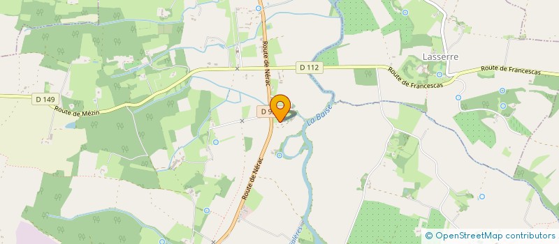 localisation de l'entreprise MONSIEUR LAURENT CHAMPION  FIEUX