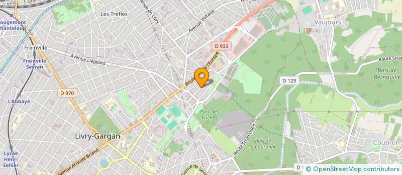 localisation de l'entreprise MONSIEUR LAURENT CHANTRAINE à LIVRY-GARGAN