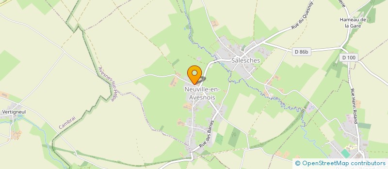 localisation de l'entreprise MONSIEUR LAURENT CHAPRON  NEUVILLE-EN-AVESNOIS