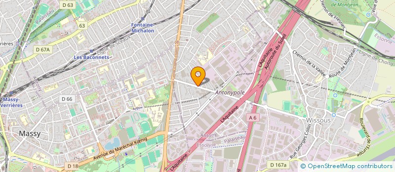 localisation de l'entreprise MONSIEUR LAURENT CHAPUIS à ANTONY