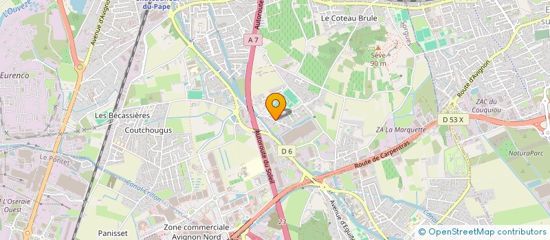 localisation de l'entreprise MONSIEUR LAURENT CHAPUS  SORGUES