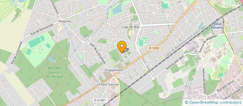 localisation de l'entreprise MONSIEUR LAURENT CHARDARD  PESSAC