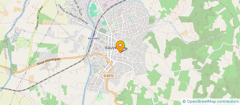 localisation de l'entreprise MONSIEUR LAURENT-CHARLES CARRARA  VAUVERT