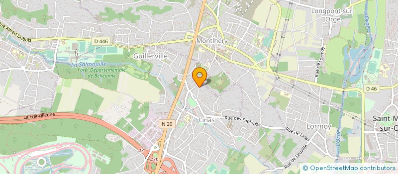 localisation de l'entreprise MONSIEUR LAURENT CHARPENTIER CHOLLET  LINAS