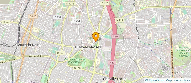 localisation de l'entreprise MONSIEUR LAURENT CHARRET  L'HAY-LES-ROSES