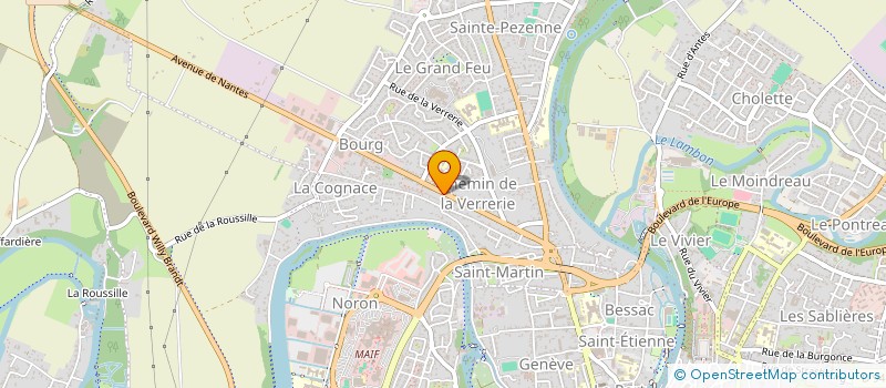 localisation de l'entreprise MONSIEUR LAURENT CHARRIER à NIORT