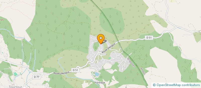 localisation de l'entreprise MONSIEUR LAURENT CHARRIER  TOURTOUR