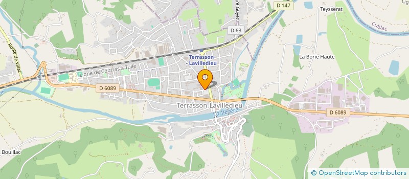 localisation de l'entreprise MONSIEUR LAURENT CHASSAGNE à TERRASSON-LAVILLEDIEU