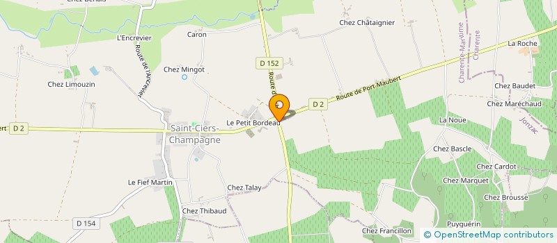 localisation de l'entreprise MONSIEUR LAURENT CHASSERIAUD à SAINT-CIERS-CHAMPAGNE