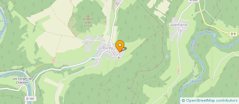 localisation de l'entreprise MONSIEUR LAURENT CHASSOT  RUREY