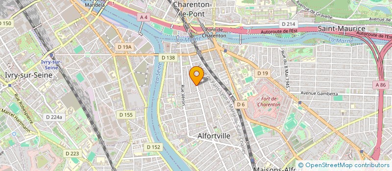 localisation de l'entreprise MONSIEUR LAURENT CHASTEL à ALFORTVILLE