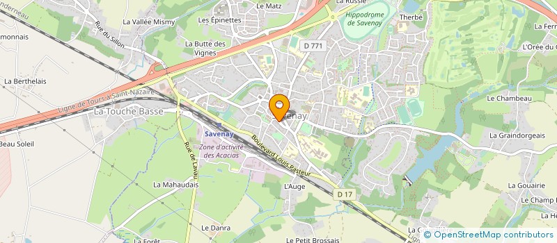 localisation de l'entreprise MONSIEUR LAURENT CHATEAU à SAVENAY