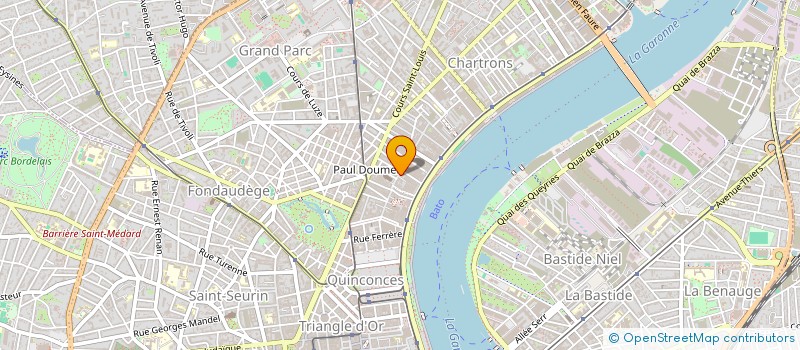 localisation de l'entreprise MONSIEUR LAURENT CHATEAU  BORDEAUX