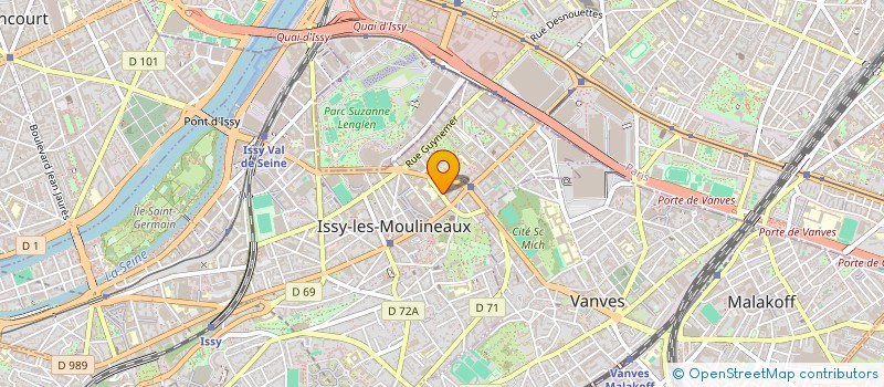 localisation de l'entreprise MONSIEUR LAURENT CHATEL à ISSY-LES-MOULINEAUX