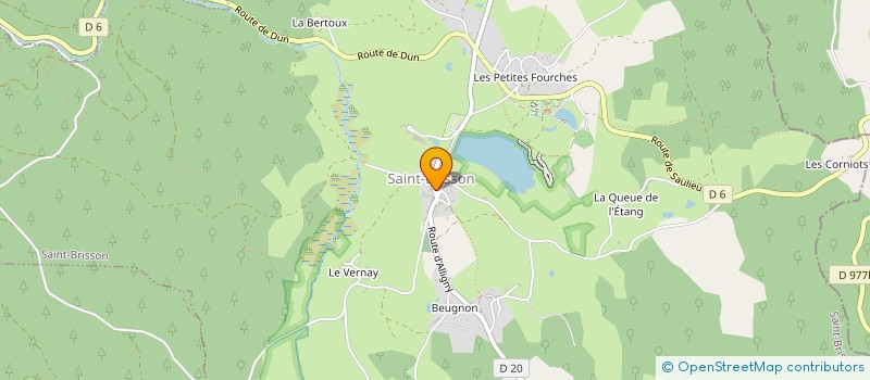 localisation de l'entreprise MONSIEUR LAURENT CHATELAIN à SAINT-BRISSON