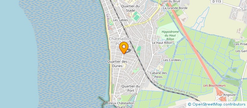 localisation de l'entreprise MONSIEUR LAURENT CHAUVEAU à CHATELAILLON-PLAGE