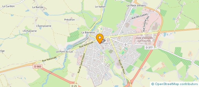 localisation de l'entreprise MONSIEUR LAURENT CHAUVEAU à LYS-HAUT-LAYON
