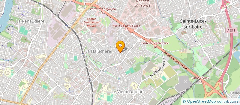 localisation de l'entreprise MONSIEUR LAURENT CHAUVET  NANTES