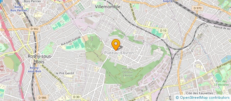 localisation de l'entreprise MONSIEUR LAURENT CHAUVIERE à NEUILLY-PLAISANCE