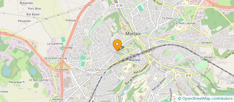 localisation de l'entreprise MONSIEUR LAURENT CHAUVIN à MORLAIX