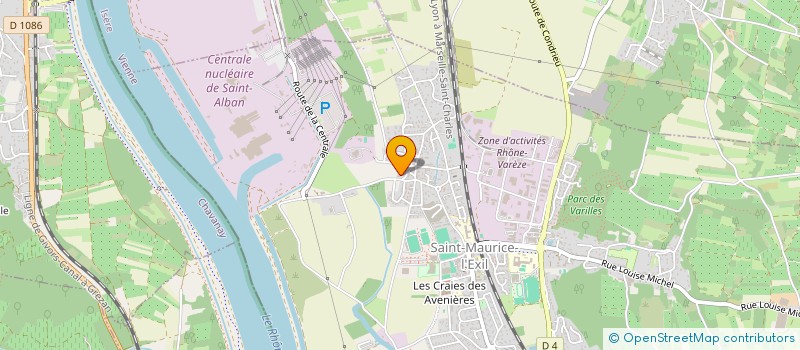localisation de l'entreprise MONSIEUR LAURENT CHAUVIN à SAINT-MAURICE-L'EXIL