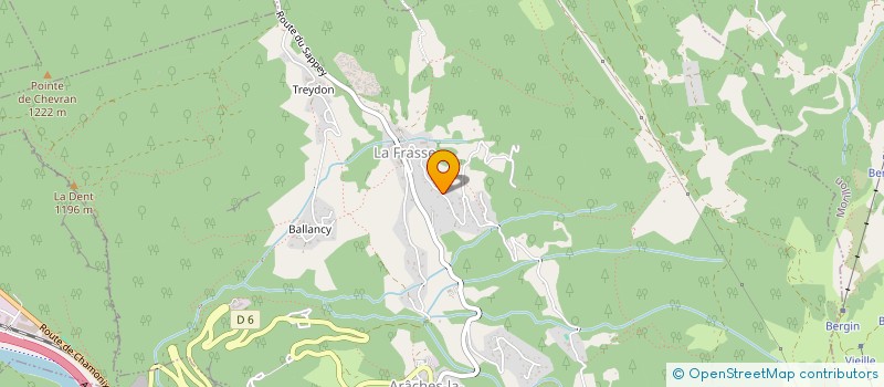 localisation de l'entreprise MONSIEUR LAURENT CHAVANNE  ARACHES-LA-FRASSE