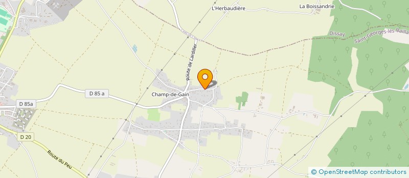 localisation de l'entreprise MONSIEUR LAURENT CHAZEAU à SAINT-GEORGES-LES-BAILLARGEAUX