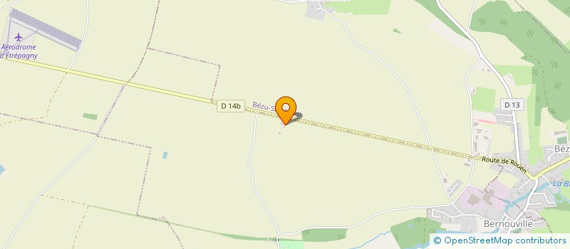 localisation de l'entreprise MONSIEUR LAURENT CHAZELLE  BERNOUVILLE