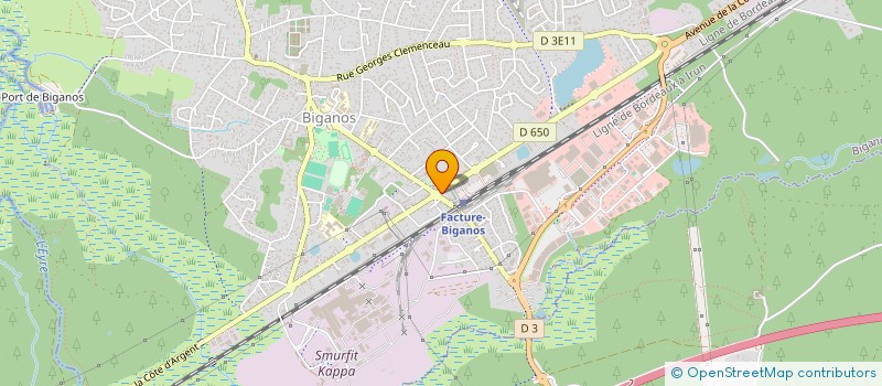 localisation de l'entreprise MONSIEUR LAURENT CHEBASSIER  MARCHEPRIME