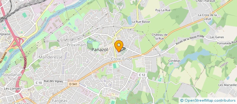 localisation de l'entreprise MONSIEUR LAURENT CHEMIN à PANAZOL