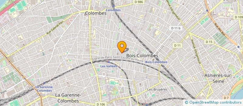 localisation de l'entreprise MONSIEUR LAURENT CHEMINADE  COLOMBES