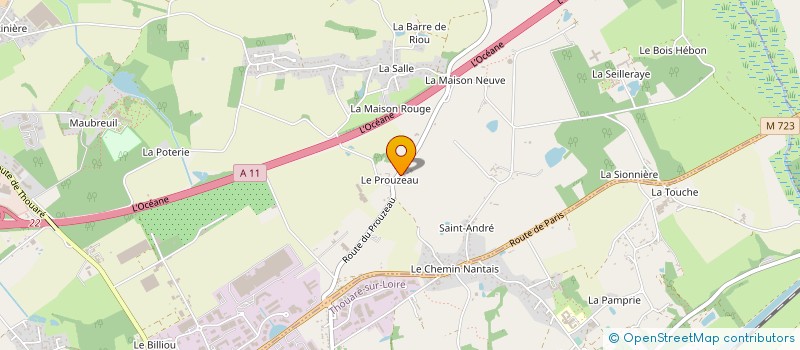 localisation de l'entreprise MONSIEUR LAURENT CHEMINANT à CARQUEFOU