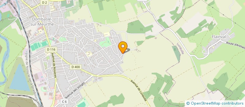 localisation de l'entreprise MONSIEUR LAURENT CHENEBLE  DOMBASLE-SUR-MEURTHE