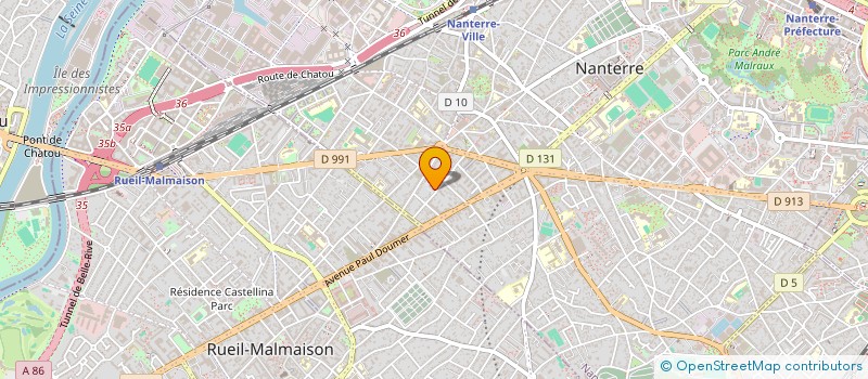 localisation de l'entreprise MONSIEUR LAURENT CHEREMETINSKI  NANTERRE