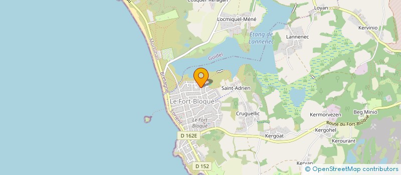 localisation de l'entreprise MONSIEUR LAURENT CHESNAY  PLOEMEUR