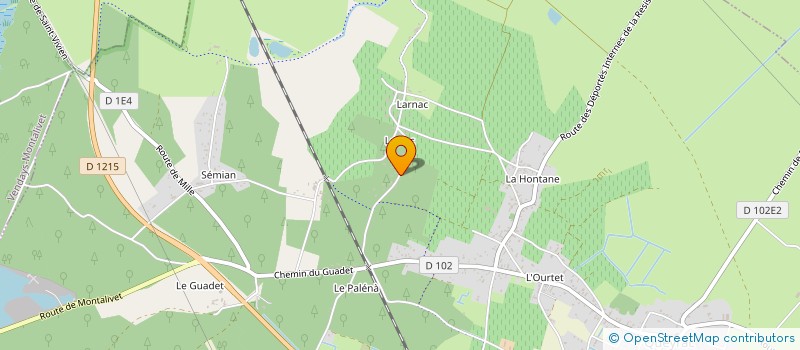 localisation de l'entreprise MONSIEUR LAURENT CHESNEAU  QUEYRAC