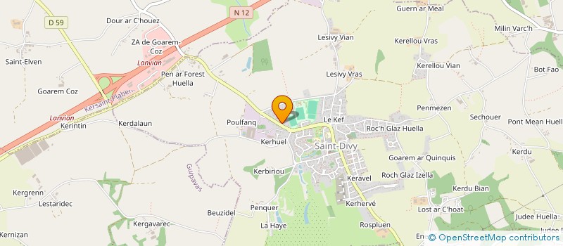 localisation de l'entreprise MONSIEUR LAURENT CHEVALIER  SAINT-DIVY