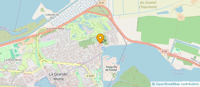localisation de l'entreprise MONSIEUR LAURENT CHEVALLIER  LA GRANDE-MOTTE