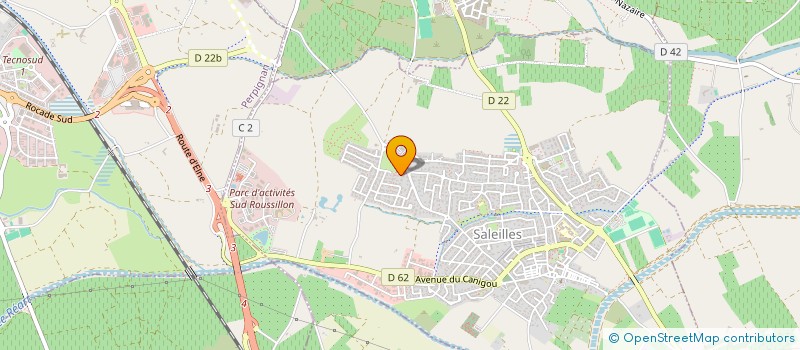 localisation de l'entreprise MONSIEUR LAURENT CHEVALLIER à SALEILLES