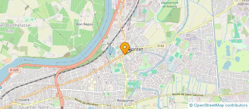 localisation de l'entreprise MONSIEUR LAURENT CHEVILLARD  LE PONTET