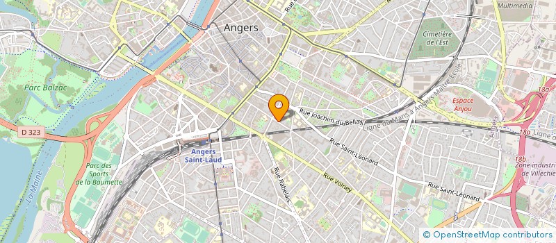 localisation de l'entreprise MONSIEUR LAURENT CHEVRE à ANGERS