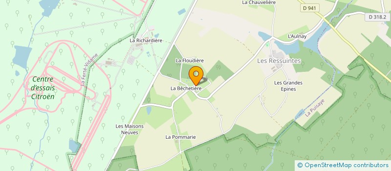 localisation de l'entreprise MONSIEUR LAURENT CHEVREAU à LES RESSUINTES