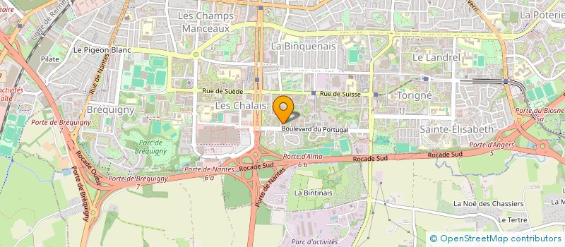 localisation de l'entreprise MONSIEUR LAURENT CHEVRETEAU  RENNES