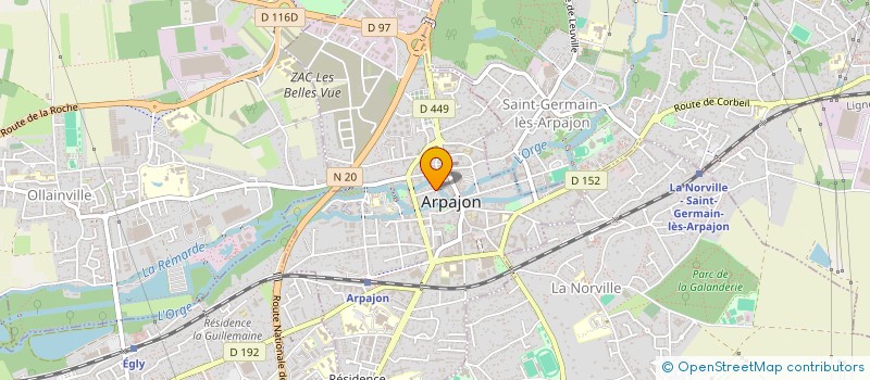 localisation de l'entreprise MONSIEUR LAURENT CHIA à ARPAJON