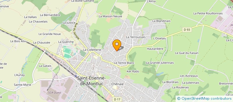localisation de l'entreprise MONSIEUR LAURENT CHIBOIS à SAINT-ETIENNE-DE-MONTLUC