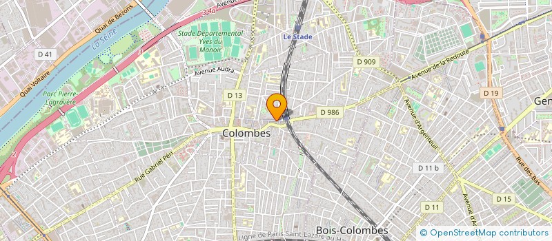 localisation de l'entreprise MONSIEUR LAURENT CHICHE à COLOMBES