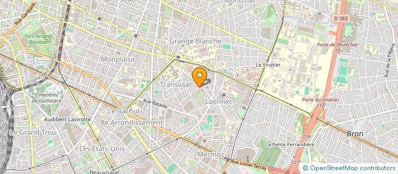 localisation de l'entreprise MONSIEUR LAURENT CHILLET à LYON